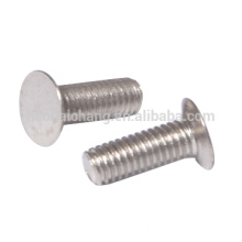 Custom punching stamping fasteners flat head machine screws